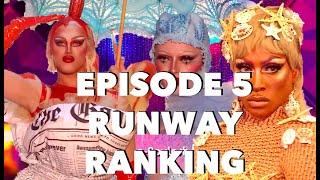 EPISODE 5 RUNWAY RANKING - DRAG RACE UK SEASON 2