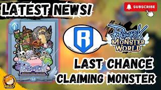 Ragnarok Monster World | Ragmon Claiming ng Monsta Infinite June 19, 2024