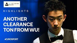 Wu Yize with ANOTHER ton in the English Open final against Robertson  | 2024 English Snooker Open