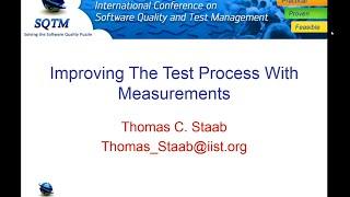 Software Testing Training | Improving the Test Process with Measurements