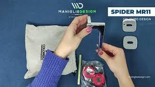 Maniglia per porta SPIDER MR11 Colombo Design Unboxing - Manigliedesign.com