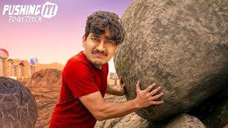 Pushing this Giant Rock Up a Hill......AGAIN