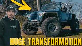 Stretched LJ with WFO 3 Link on 1-Tons | You Need See How This Thing Came In!