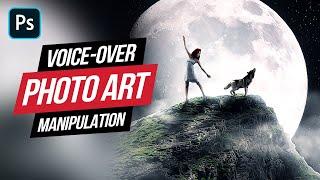 Photo Manipulation Tutorial in Photoshop - Moonlight Wolf