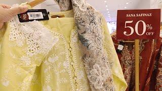 Sana Safinaz Flat 50% OFF  Sanasafinaz Sale 2024 Sanasafinaz Blessed Friday Sale