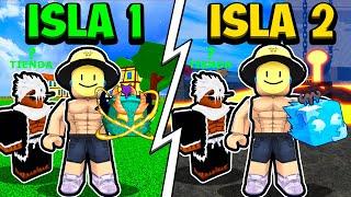 Blox Fruits 1 al 700 PERO Mi Fruta Cambia en Cada Isla 