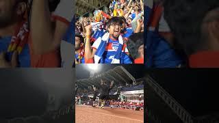 THAT moment - in the stands and in the dugout. SCENES!  #WeAreBFC #BFCKBFC #Santhoshakke 