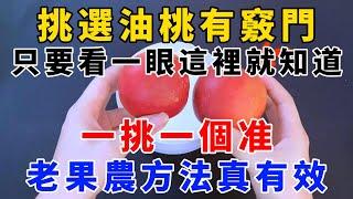 There are tricks to choosing peaches, just take a glance here and you'll know, Collect it quickly,