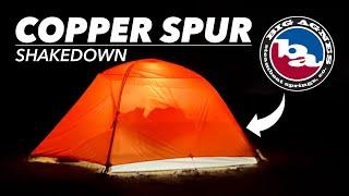 Big Agnes COPPER SPUR HV UL3 - SHAKEDOWN Camping Trip - Did we FREEZE??