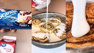 TIKTOK CINNAMON ROLL HACK | HEAVY CREAM CINNAMON ROLLS