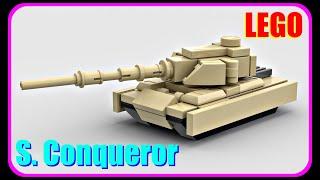 Мини танк Super Conqueror из Лего