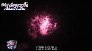 DFC0221 PYRO PRO 2 24 SHOTS CAKES/200G CAKE/ CONSUMER CAKES