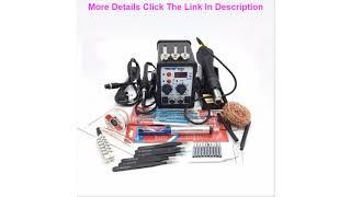 Review Original EU/US 220V/110V 700W Soldering Station YOUYUE 8586 2 in 1 SMD Rework Station Hot Ai