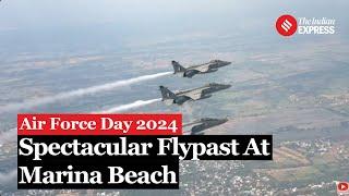 Air Force Day 2024: Mega Flypast Over Marina Beach, Chennai