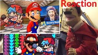 SMG4: Mario Plays Friday Night Funkin Reaction (Puppet Reaction)