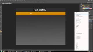 Photoshop cs6 tutorial: Website design