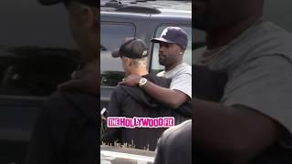 Justin Bieber & Kris Jenner's Boyfriend, Corey Gamble, Link Up At The Studio To Work On Music In LA