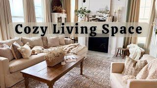 Living Room Refresh | Simple Everyday Styling Ideas + TV Cabinet Design | Decorate with Me