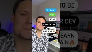 Everyone in Blockchain is a beginner! Just start with Solidity #shorts #coding