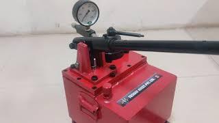 HYDRAULIC HAND PUMP 10000 PSI RIKEN P-7C JAPAN  TUSHAR HOSES PVT. LTD.