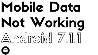 mobile data not working android 7.1.1 nougat solution , CM14,  Lineage OS Easy FiX