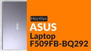 Распаковка ноутбука ASUS Laptop F509FB-BQ292 / Unboxing ASUS Laptop F509FB-BQ292