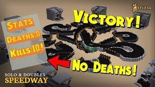 Winning Minecraft Bedwars Without Dying!?