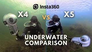 We Tested the Insta360 X5 vs X4 underwater and WOW!