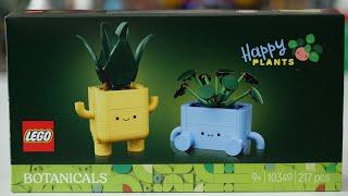 LEGO Botanicals 10349 Happy Plants Speed Build