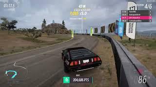 WORLD RECORD RWD Forza Horizon 5 Open Drifting - 608.4k Chihuahua Circuit - DeLorean DMC-12