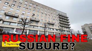 Inside Russian Fine SUBURBS and GASOLINE Prices in Russia (Lukoil), St. Petersburg