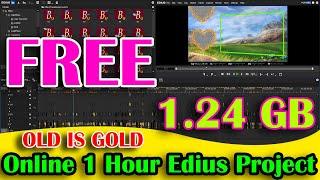 Cut To Cut Online One Hour Project Edius 7,8.9,10X Project Free Download By AS Studio