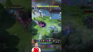 T1.Topson Invoker Calculated - 200 IQ #Shorts #Dota2 #Dota2Skadi #dota2shorts #Topson