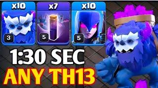 EPIC STRATEGY | Th13 Yeti Witch Bat Attack Strategy | Th13 Yeti Witch | Best Th13 Attack Strategy