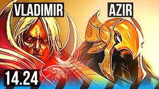 VLADIMIR vs AZIR (MID) | 4/0/1 | KR Diamond | 14.24