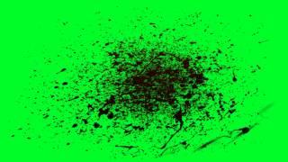 Blood Splatter 03 Green Screen Chroma Key Effects AAE