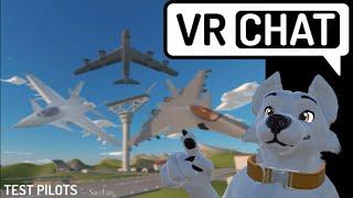 VR CHAT: Test Pilots Flight Simulator 2019