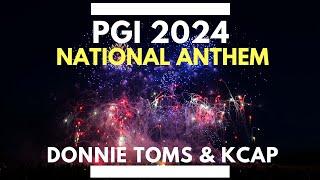 【4K】PGI 2024 Closing Night - KCAP Presents the National Anthem - sponsored by Dominator Fireworks