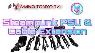 1st Player Steampunk 750W Modular PSU + Steampunk Sleeved Extension Cable Unboxing | MangTonyoTV