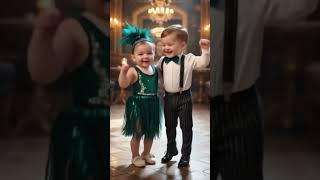 Persian couple dance#shortfeed #cute #adorably #song #persian #dabkedance #babyshorts