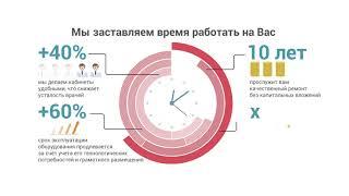 Графический ролик для строительного сайта. Графический видеоролик