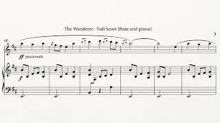 Herman Beeftink - "The Wanderer" for Flute and Piano (sheet music)