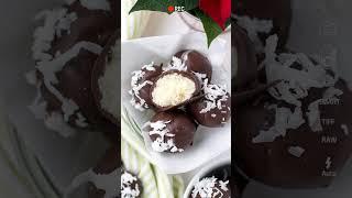 Coconut Chocolate  #chocolate #coconut #youtubeshorts #dessert #recipe #reels #coconutchocolate