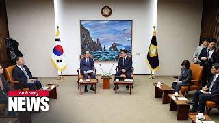 Acting President Han speaks to National Assembly speaker, U.S. Pres. Biden to stabilize nat'l ...