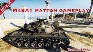 World Of Tanks blitz M48 Patton Gameplay 4.2update With iOS11 Recording