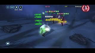 SWGOH GAC: omicron Wampa vs Iden Versio