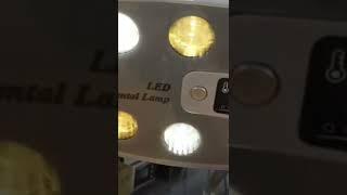 6 Led light with sensar 2 intensity 55,000 Lux yellow and white