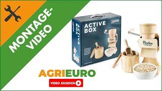 Montagevideo manuelle Flockenquetsche Waldner Active Box 180 g - mit Edelstahlwalzen