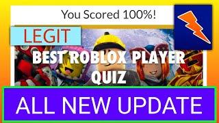 Are you the Best Roblox Player in the world Quiz Answers Score 100% | ALL NEW UPDATE | Quiz Diva