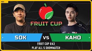 WC3 - [HU] Sok vs Kaho [NE] - Pa5 Showmatch - Fruit Cup #43